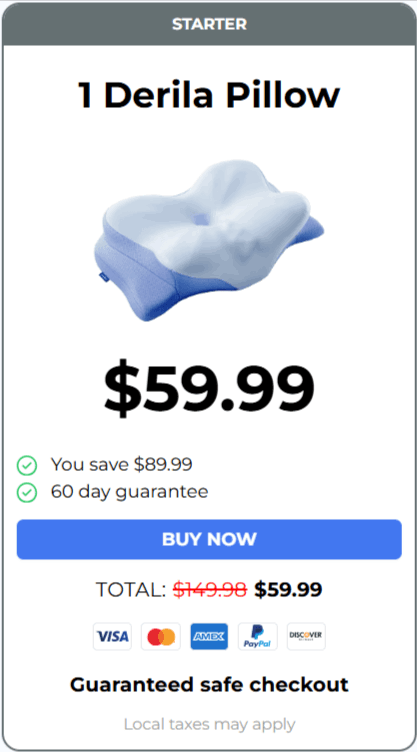 derila ergo pillow